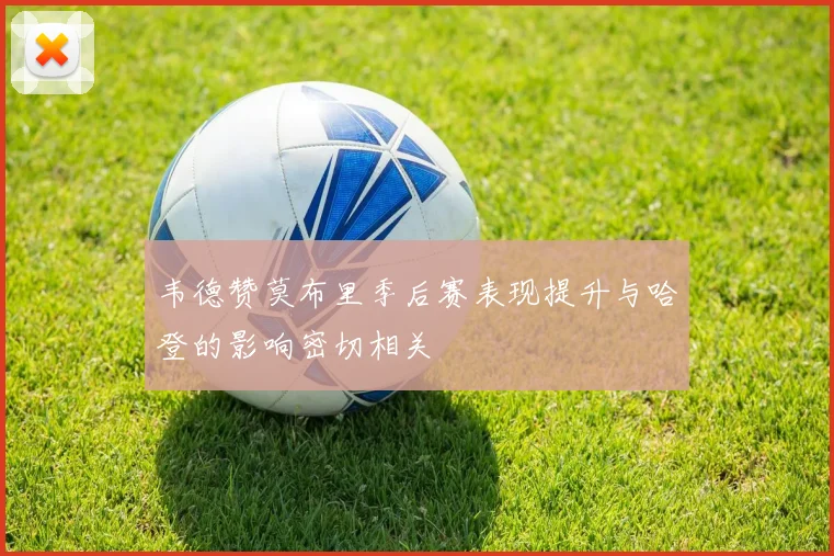 韦德赞莫布里季后赛表现提升与哈登的影响密切相关